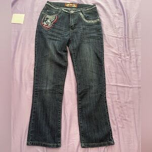 Mickey Mouse straight leg jeans